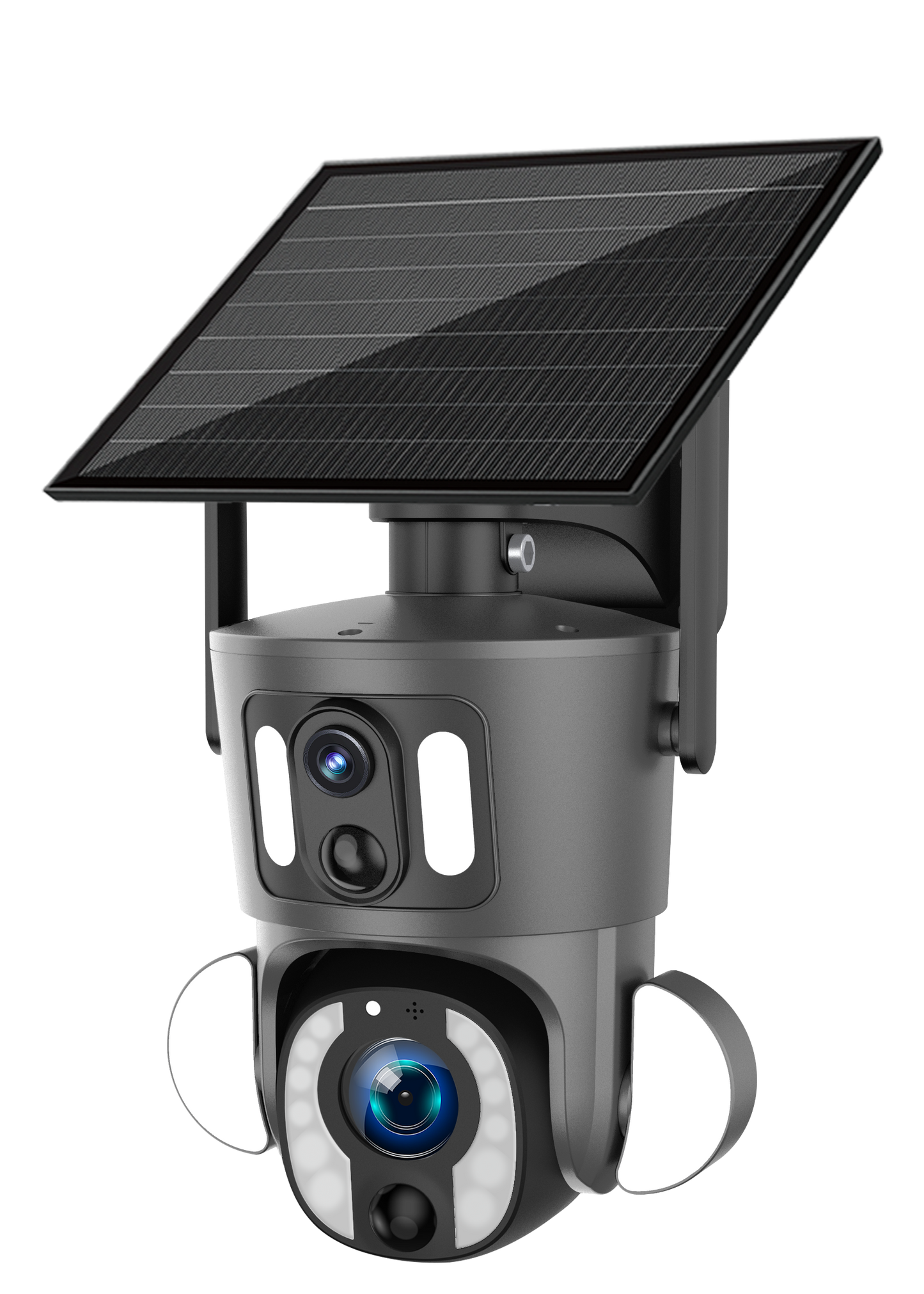 TY3 Dual Pro - HD LTE 4G Dual Lens Solar Powered Rotating Security Surveillance Camera