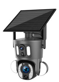 TY3 Dual Pro - HD LTE 4G Dual Lens Solar Powered Rotating Security Surveillance Camera