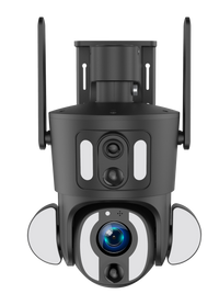 TY3 Dual Pro - HD LTE 4G Dual Lens Solar Powered Rotating Security Surveillance Camera