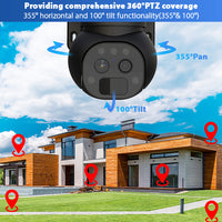 SX3D Pro - 2K LTE 4G Dual Lens Solar Powered Rotating Security Surveillance Camera
