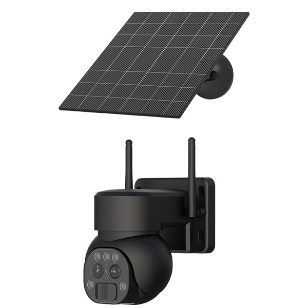 SX3D Pro - 2K LTE 4G Dual Lens Solar Powered Rotating Security Surveillance Camera