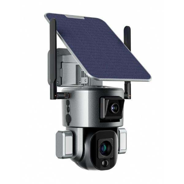 TY7 Dual Pro - 4K LTE 4G Dual Lens Solar Powered Rotating Security Sur ...