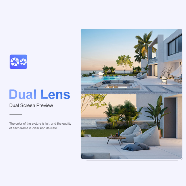 TY7 Dual Pro - 4K LTE 4G Dual Lens Solar Powered Rotating Security Sur ...