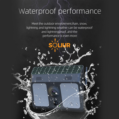X8 - HD Wifi Solar Powered Flood Light Security Surveillance Camera