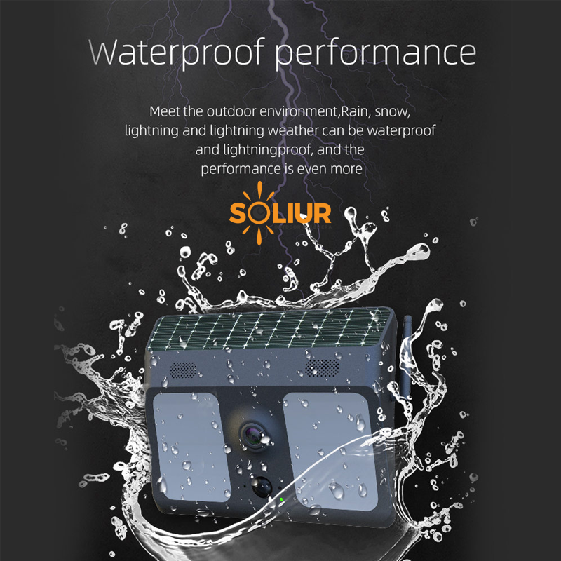 X8 - HD Wifi Solar Powered Flood Light Security Surveillance Camera