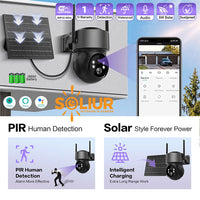 XT30 Pro - HD WiFi Solar Powered Rotating Security Surveillance Camera