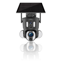 XZ6 Dual Pro - HD Wi-Fi Dual Lens Solar Powered Rotating Security Surveillance Camera
