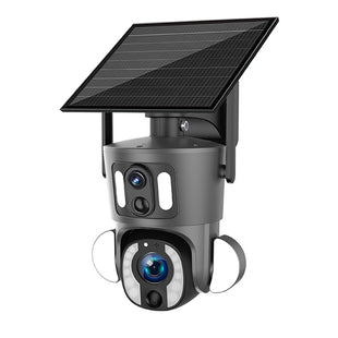 XZ6 Dual Pro - HD Wi-Fi Dual Lens Solar Powered Rotating Security Surveillance Camera