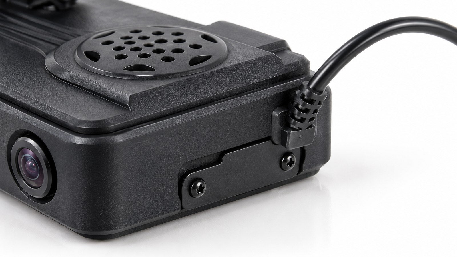 Insert a microSD card & lock the cover