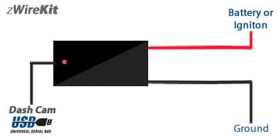 Connect the red lead to the battery or ignition