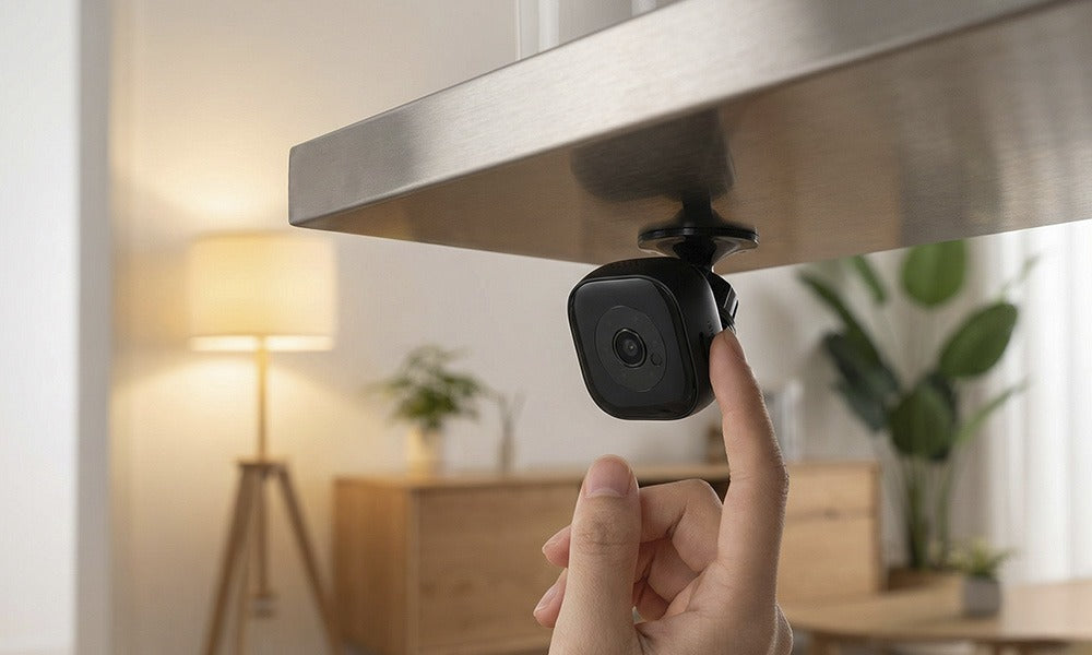 Snap it onto steel or its 360° stand