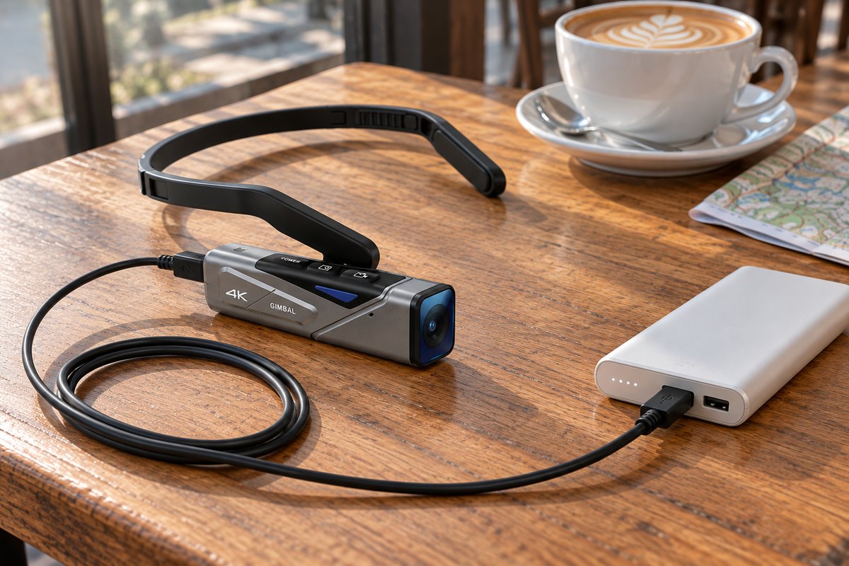 Charge over USB & add a 64 to 256GB microSD card
