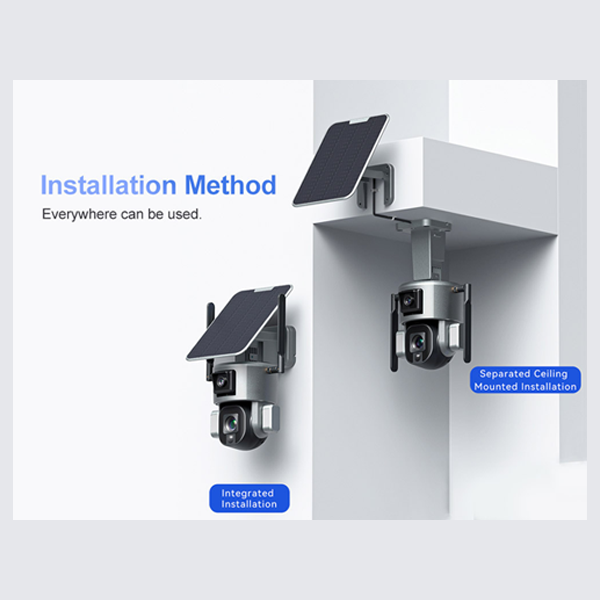 Mount it with the panel attached or apart
